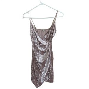 Pink Velvet Mini Dress! Charlotte Russe !
